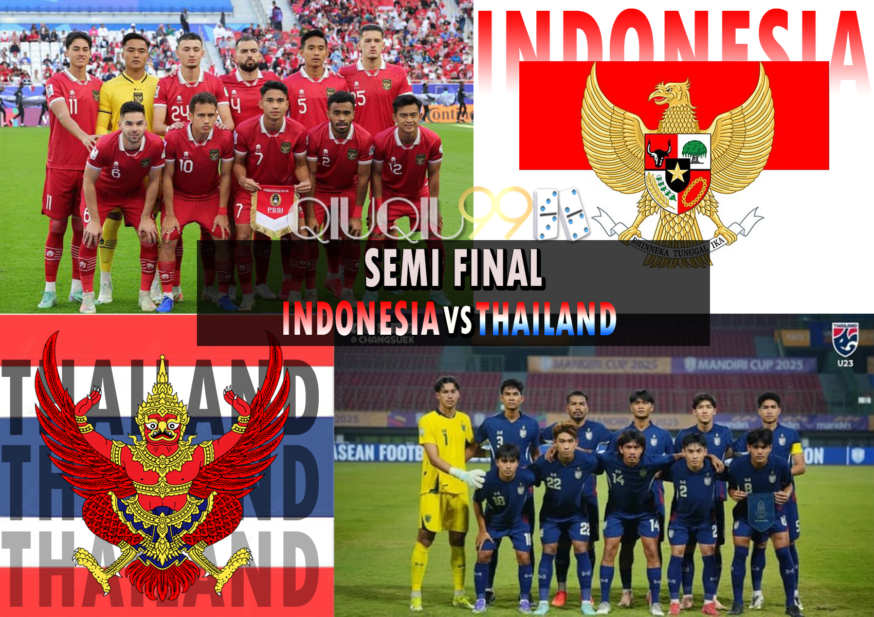 Semifinal AFF U-23 2025: Indonesia vs Thailand di SUGBK!