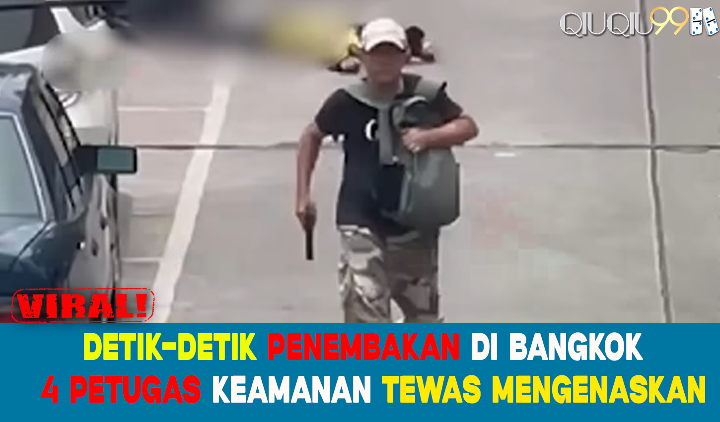 Penembakan di Pasar Or Tor Kor Bangkok, 4 Petugas Keamanan Tewas