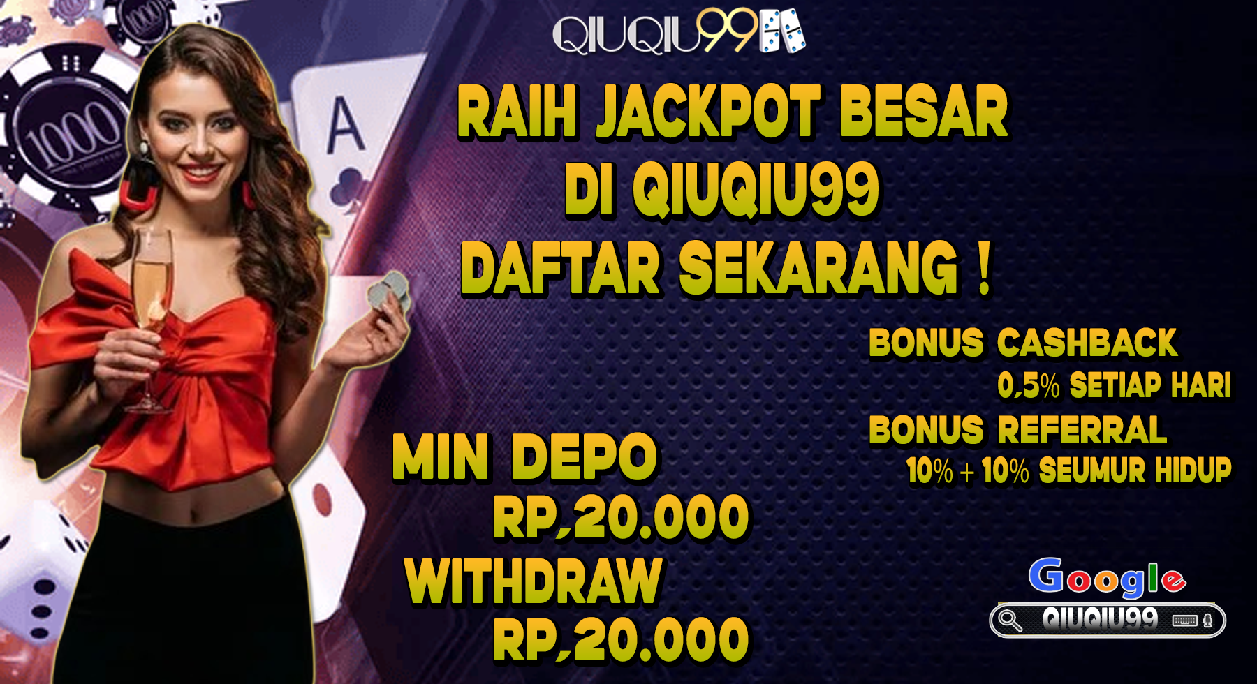 QIUQIU99: Game Kartu Paling Seru dengan Bonus Tiap Hari