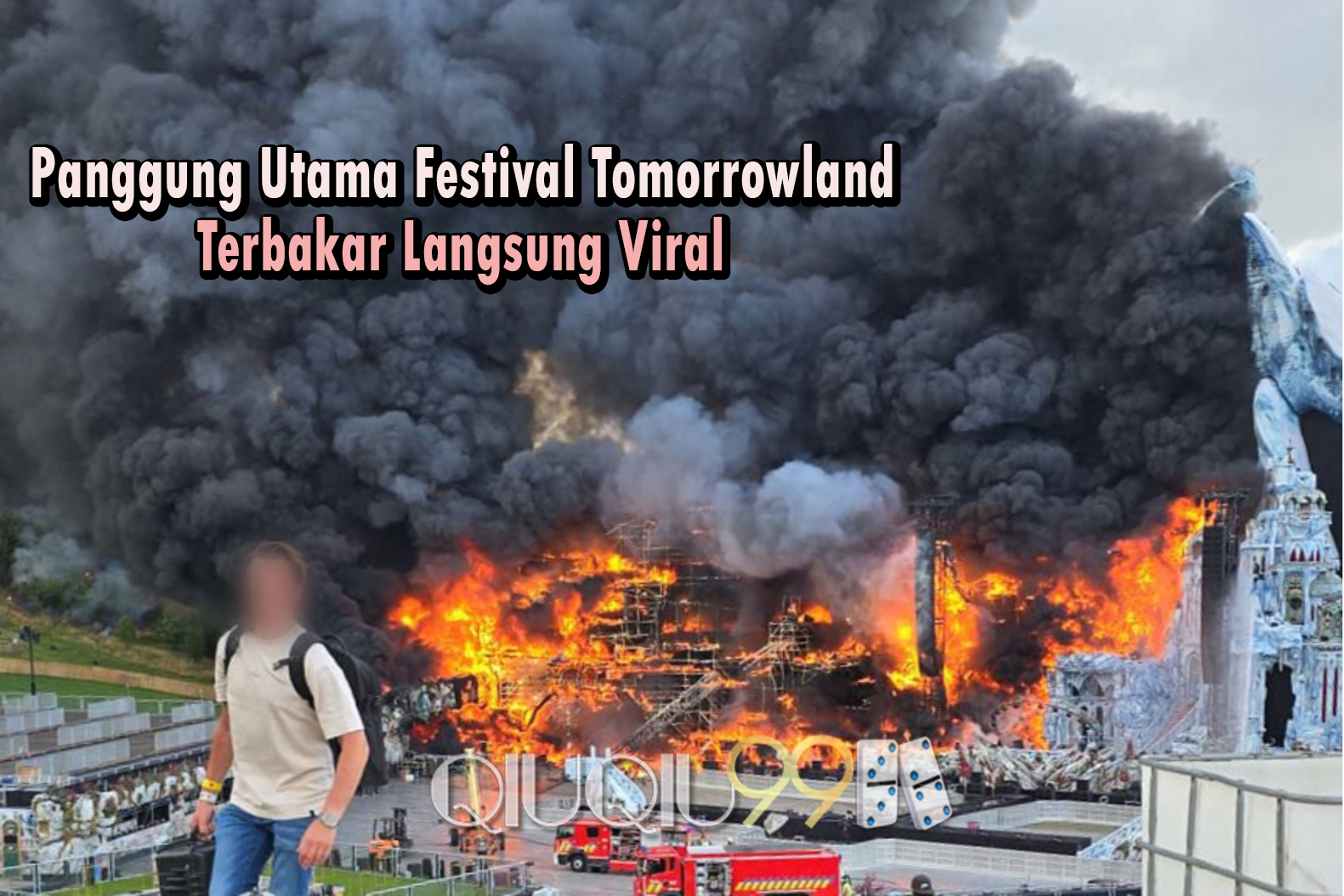 Panggung Utama Festival Tomorrowland Terbakar Langsung Viral