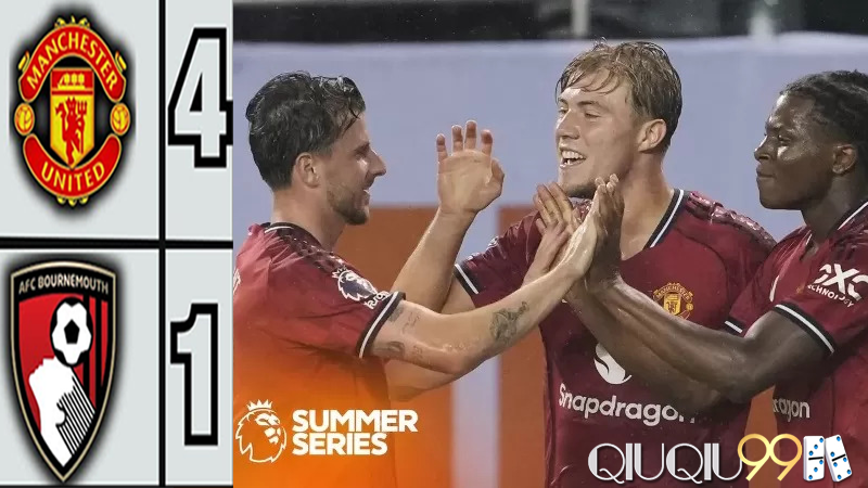 Manchester United : Hajar Bournemouth 4-1 di Premier League Summer Series Chicago