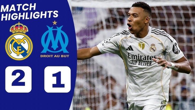 Kemenangan Madrid 2-1 Atas Marseille Jadi Sorotan