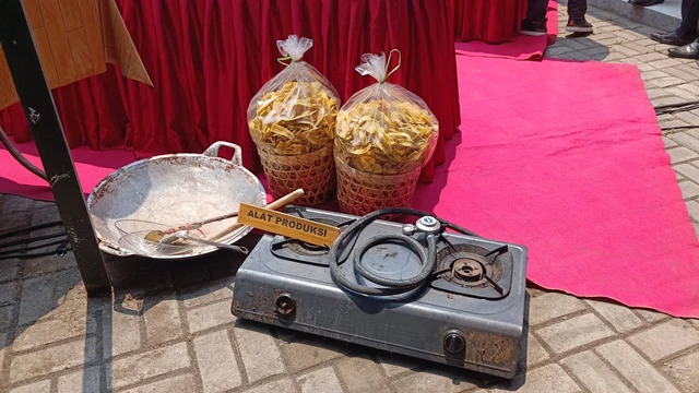 Barang Bukti Kripik Pisang Narkoba 5 Kg Dimusnahkan Kejari Bogor