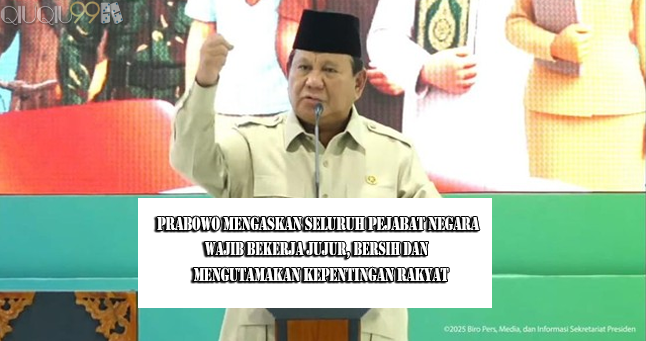Pesan Tegas Prabowo: Pejabat Harus Berpihak ke Rakyat