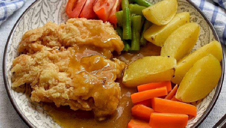 Resep Mudah Steak Ayam Tepung Saus Lada Hitam – QiuQiu99